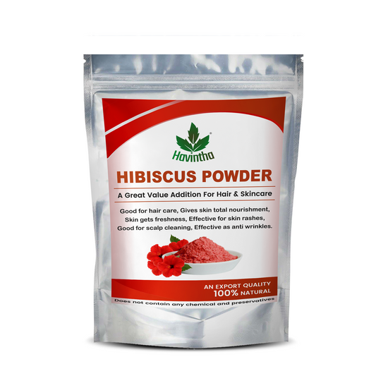 Havintha Natural Hibiscus Powder for Hair Growth & Prevents Hair Fall - 8 oz | 0.5 lb | 227 gm