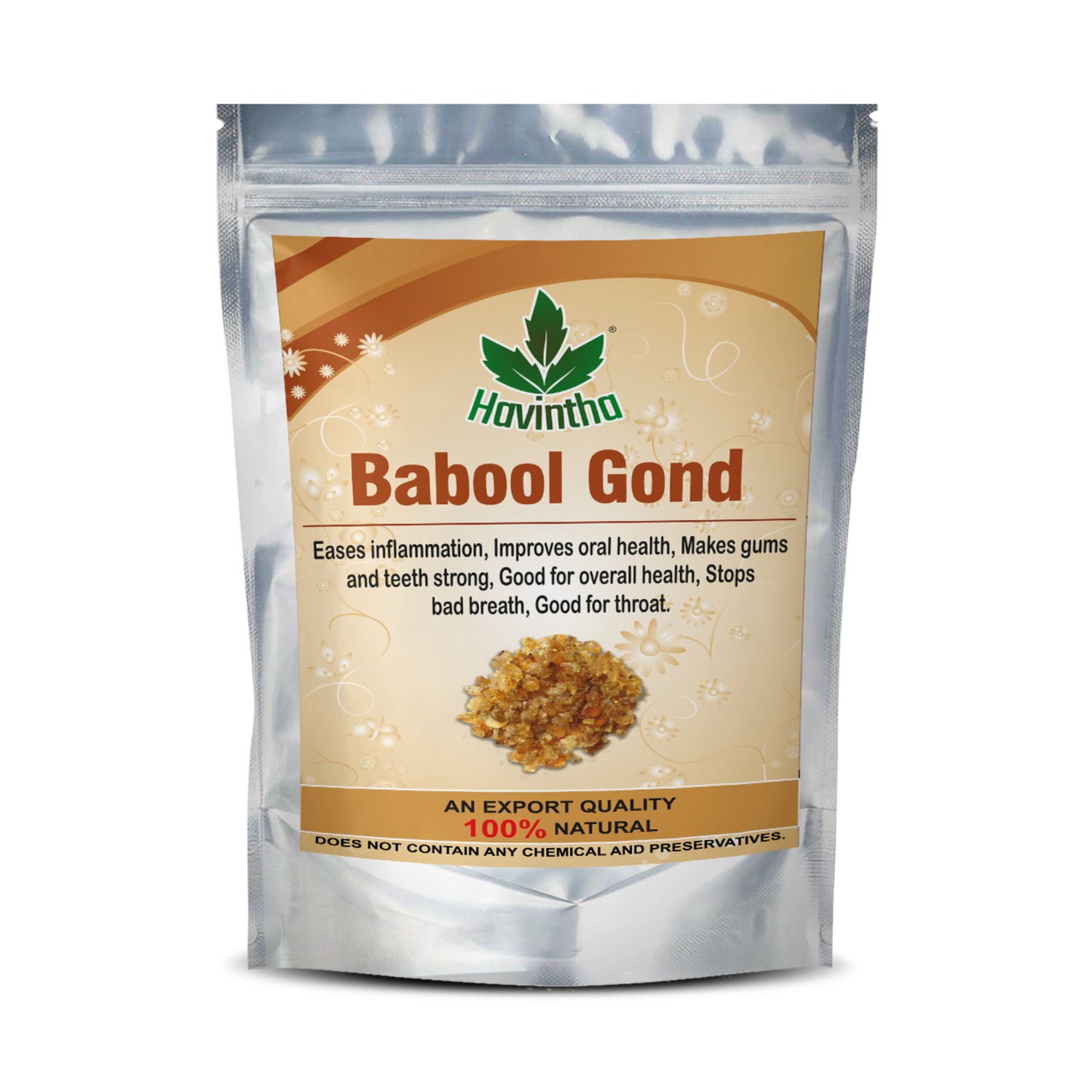 Havintha babool gond for teeth gums skin eyes throat health - 8oz | 0.5lb | 227g