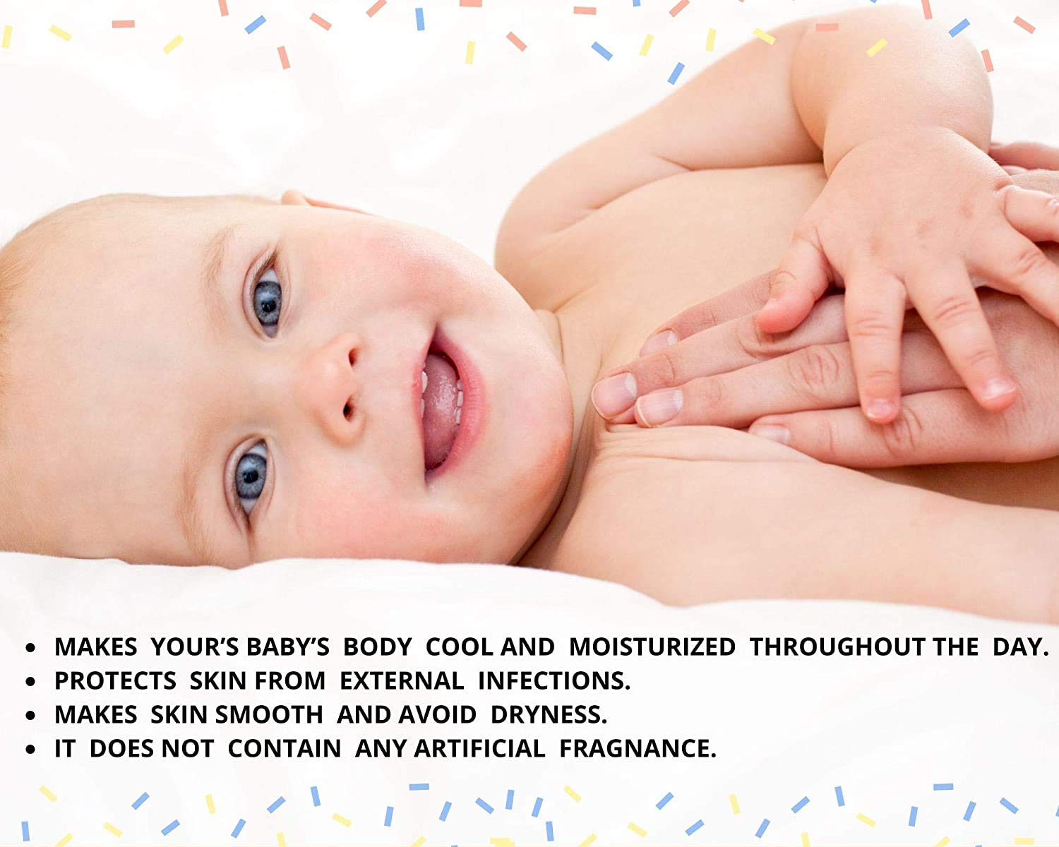 Havintha Baby Bath Powder for Removes Baby Body Hair and Skin Clear &amp; Smooth - 8oz | 0.5lb | 227g