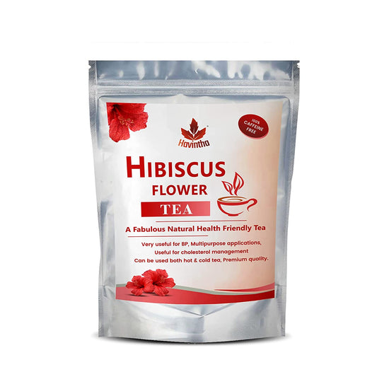 Havintha Natural Hibiscus Flower Tea | Herbal Tea - Vegan - Totally Caffeine Free - 1.7 oz | 0.1 lb | 50 gm
