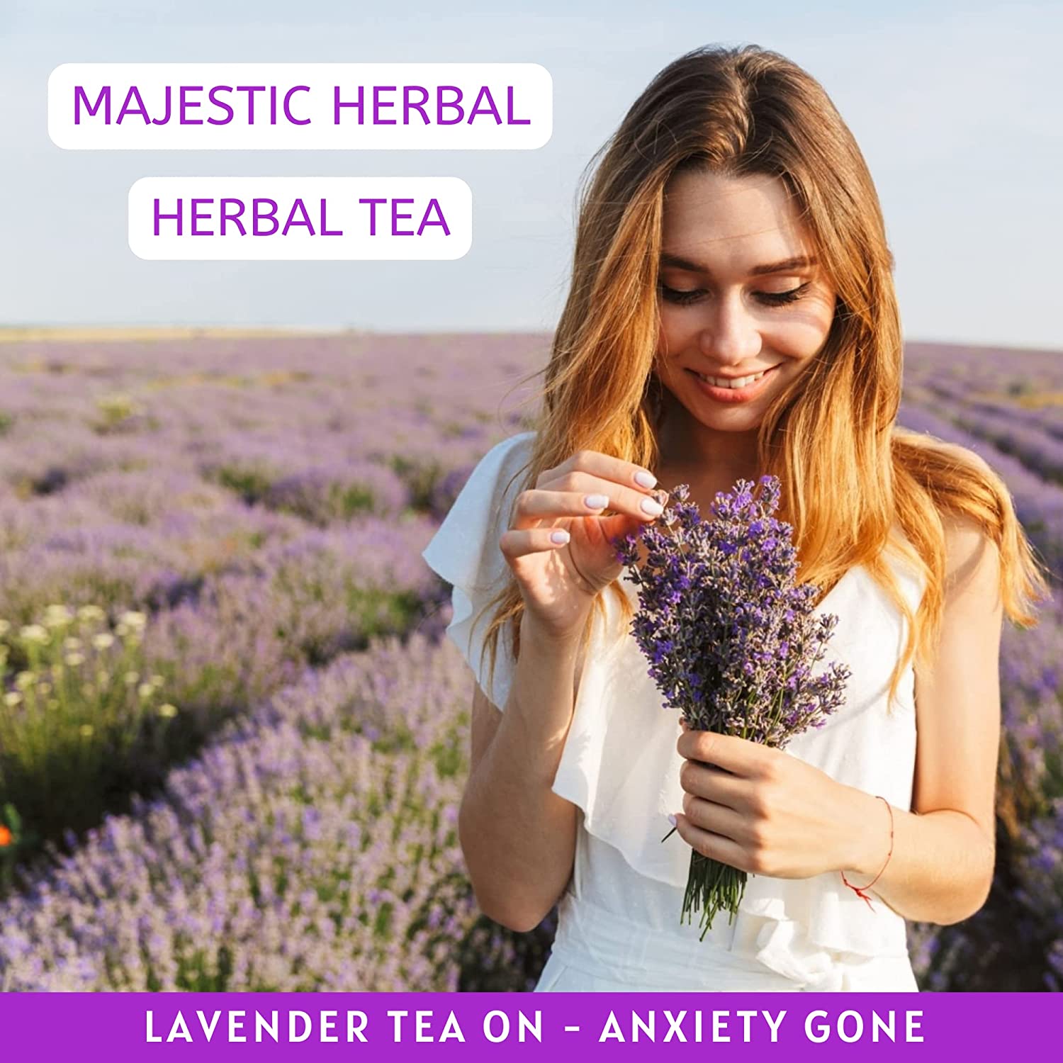 Havintha Natural Lavender Tea | Herbal Tea, Iced Tea - Caffeine Free | Organic Lavender Flower Tea - 1.7 oz | 0.1 lb | 50 gm (50 Cups)