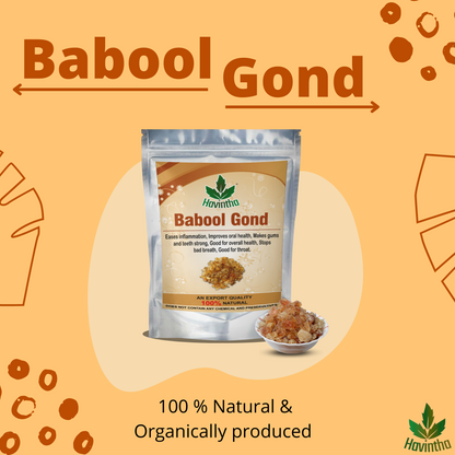 Havintha babool gond for teeth gums skin eyes throat health - 8oz | 0.5lb | 227g