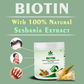 Havintha Plant Based Biotin for Skin, Nail and Hair Health (With Pomegranate, Sesbania Agati Extract and Bamboo Shoot) - 4.2 oz | 0.2lb | 120 gm