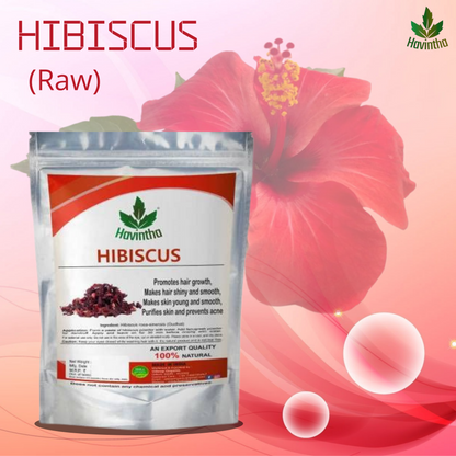 Havintha Natural Hibiscus (Raw form) - 8 oz | 0.5 lb | 227 gm