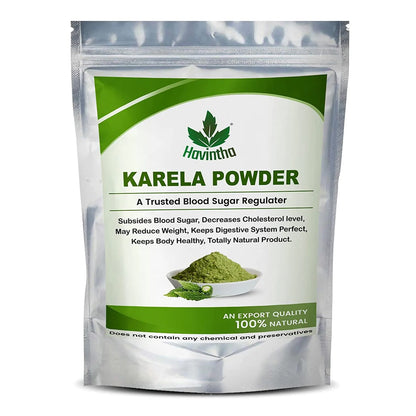 Havintha Natural Karela Powder - High in Vitamins, Minerals &amp; Antioxidants - 8 oz | 0.5 lb | 227 gm