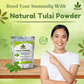 Havintha Tulsi powder for lungs, brain, skin & hair health - Holy Basil - 8 oz | 0.5 lb | 227 gm