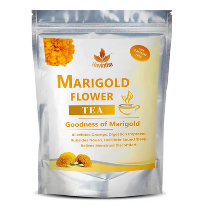 Havintha Natural Dried Marigold Flower Tea | Good Antioxidant | Marigold Tea -  1.7 oz | 0.1 lb | 50 gm