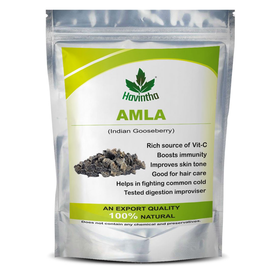 Havintha Natural Amla (Raw form) - 8 oz | 0.2 lb | 227 gm